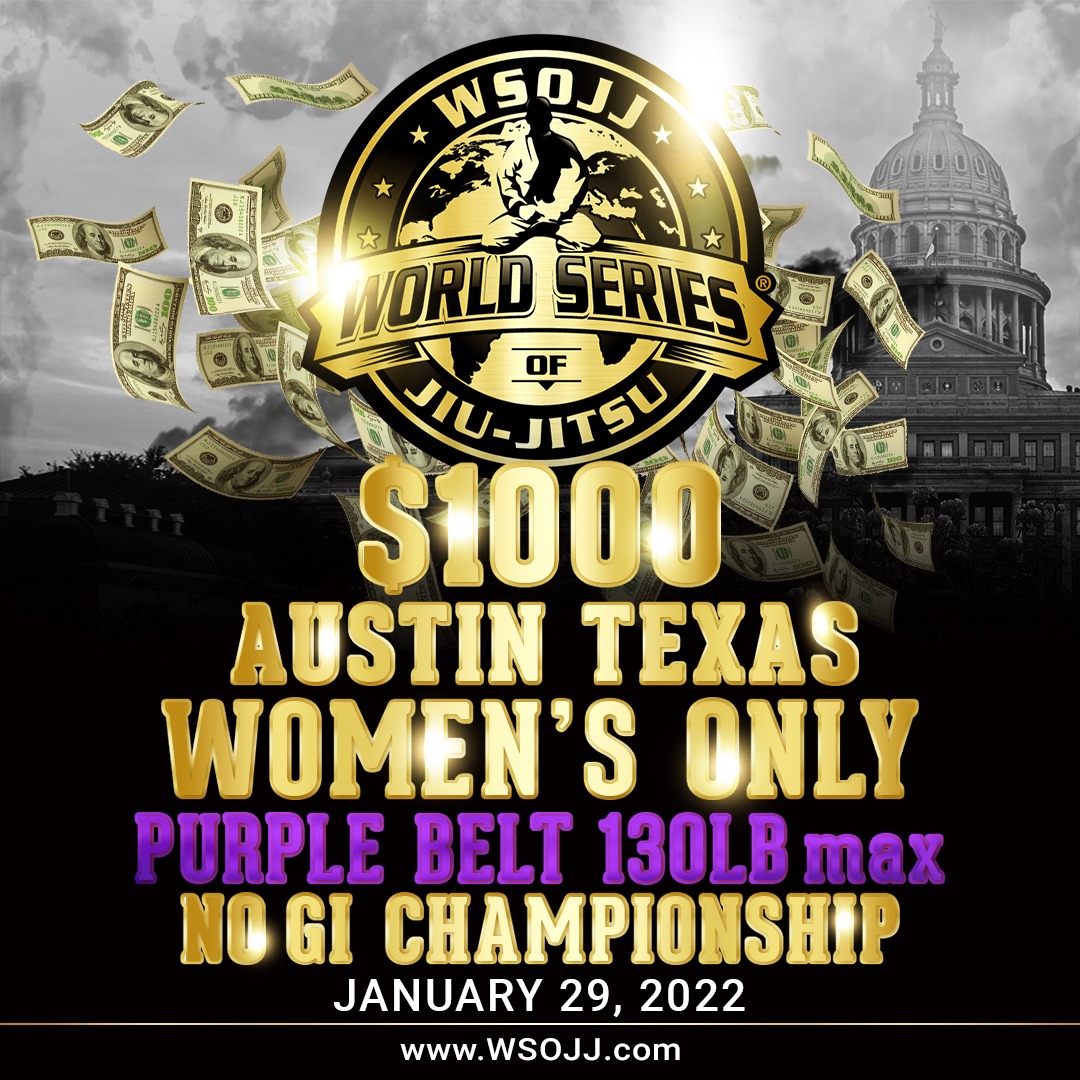 WSOJJ: $1,000 Women's Purple Belt 130lb NO-Gi Championship Austin
